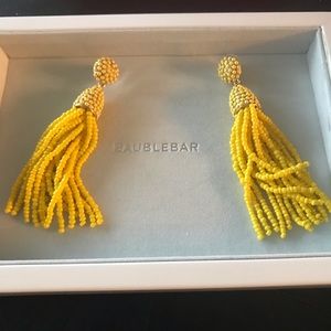 Bauble bar piñata tassel earrings! Full length